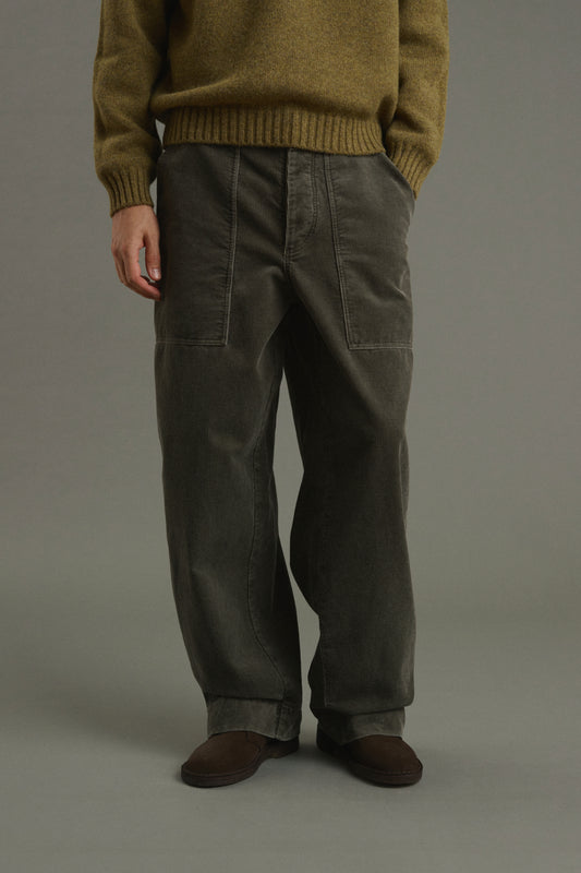Pantalon Kurtis - Gris Vert - Coton - Homme