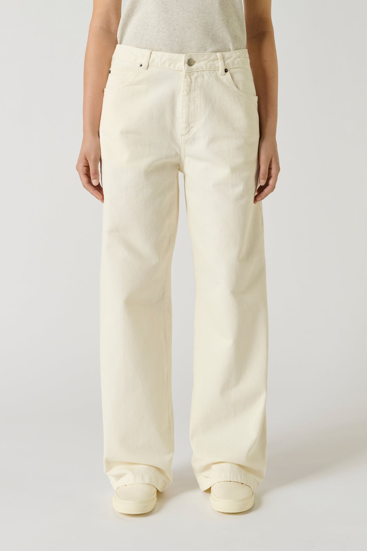 Jean Calvin - Ecru - Denim - Femme vue 1