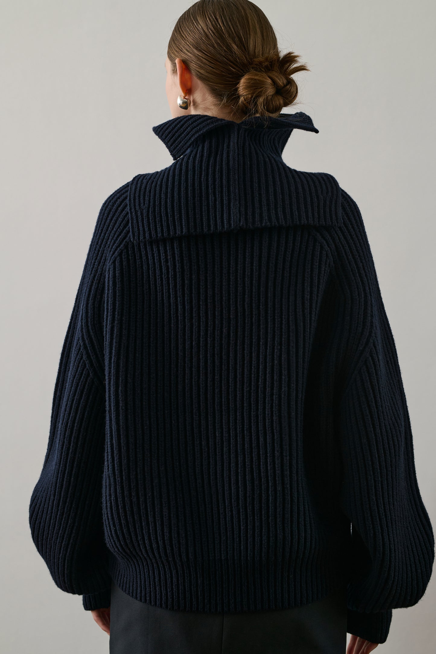 Pull Flamand - Navy - Laine - Femme