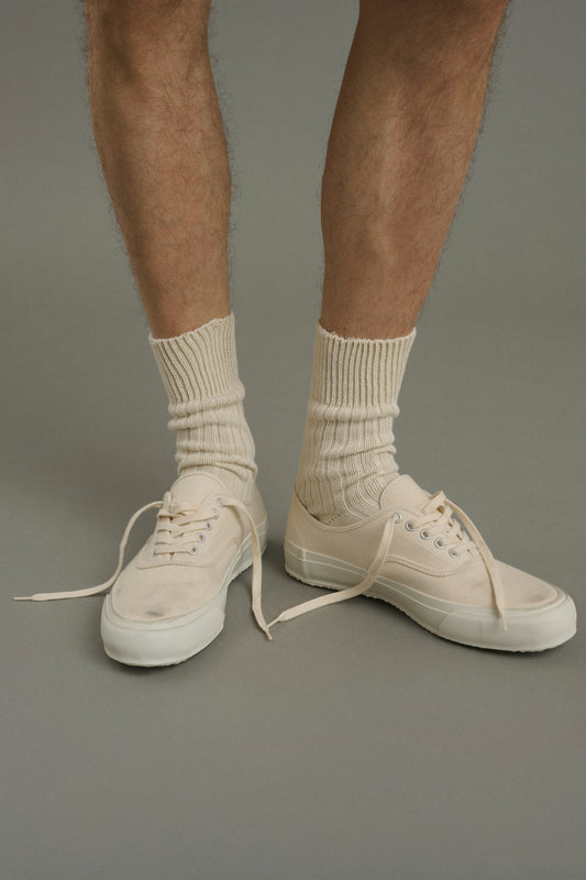Socks Barth - Ecru - Cotton - Men
