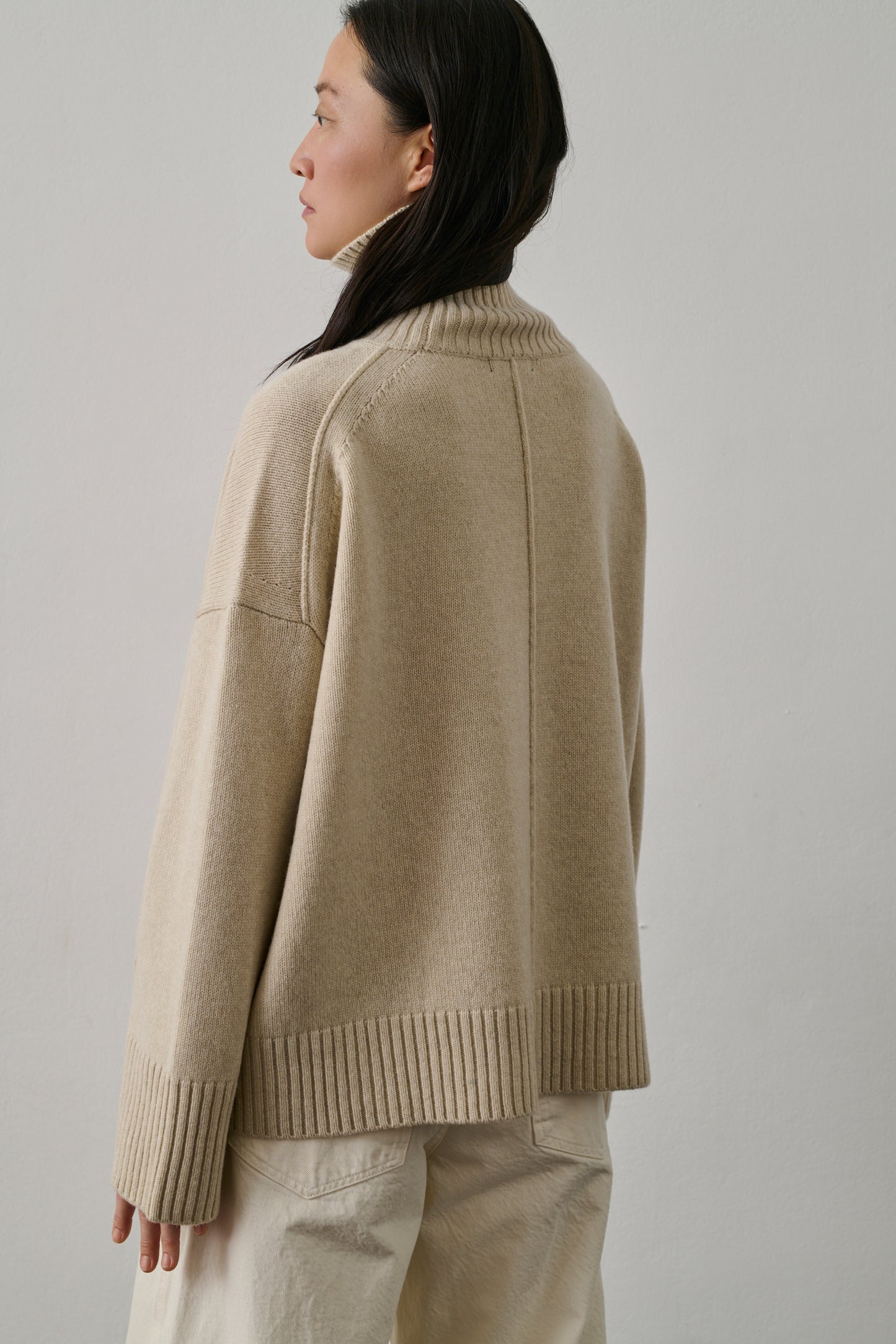Pull William - Écru Chiné - Laine - Femme