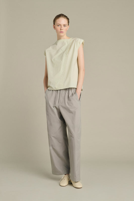 Blouse Lorena - Green/Ecru - Cotton - Women