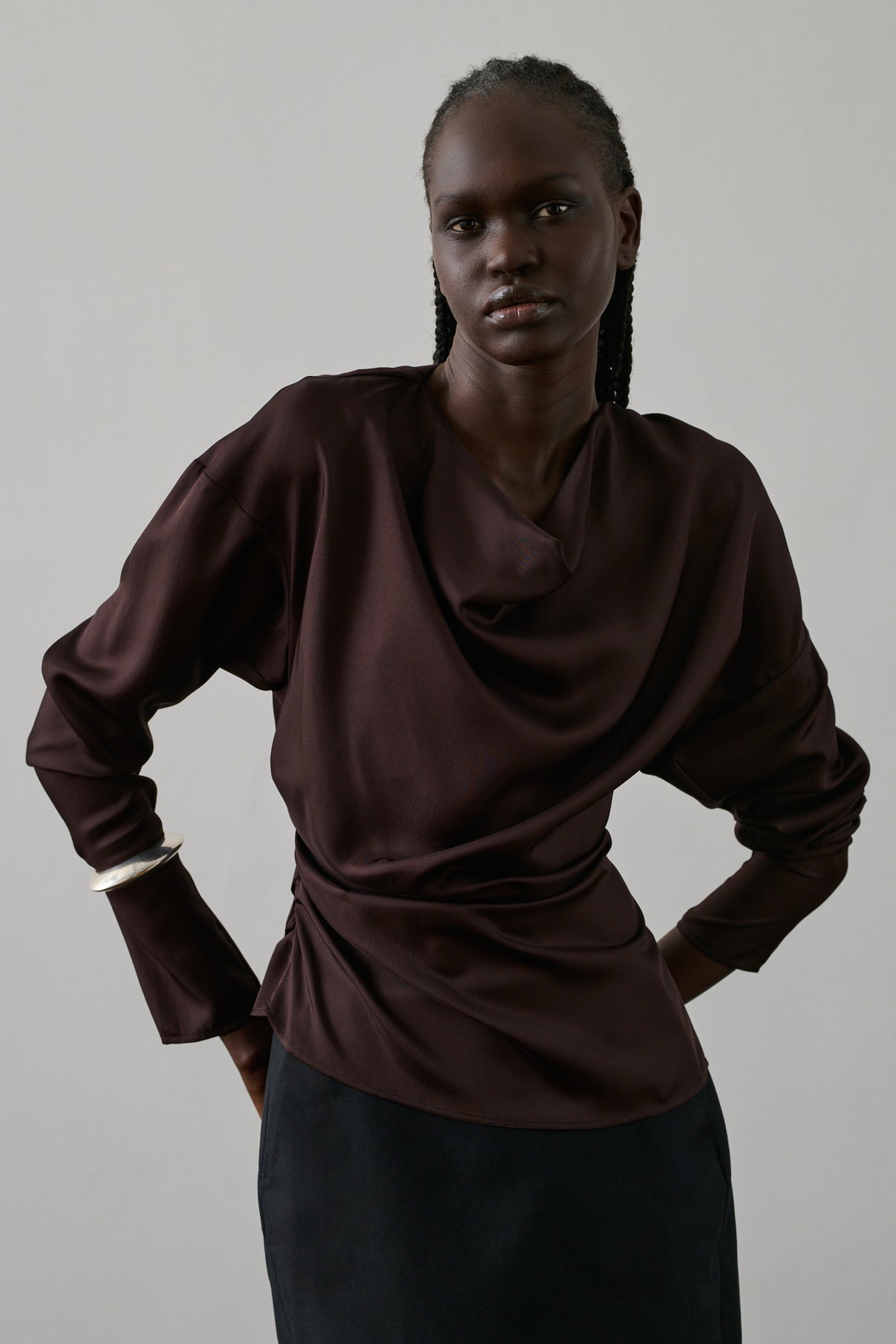 Blouse Fresia - Prune - Femme vue 1