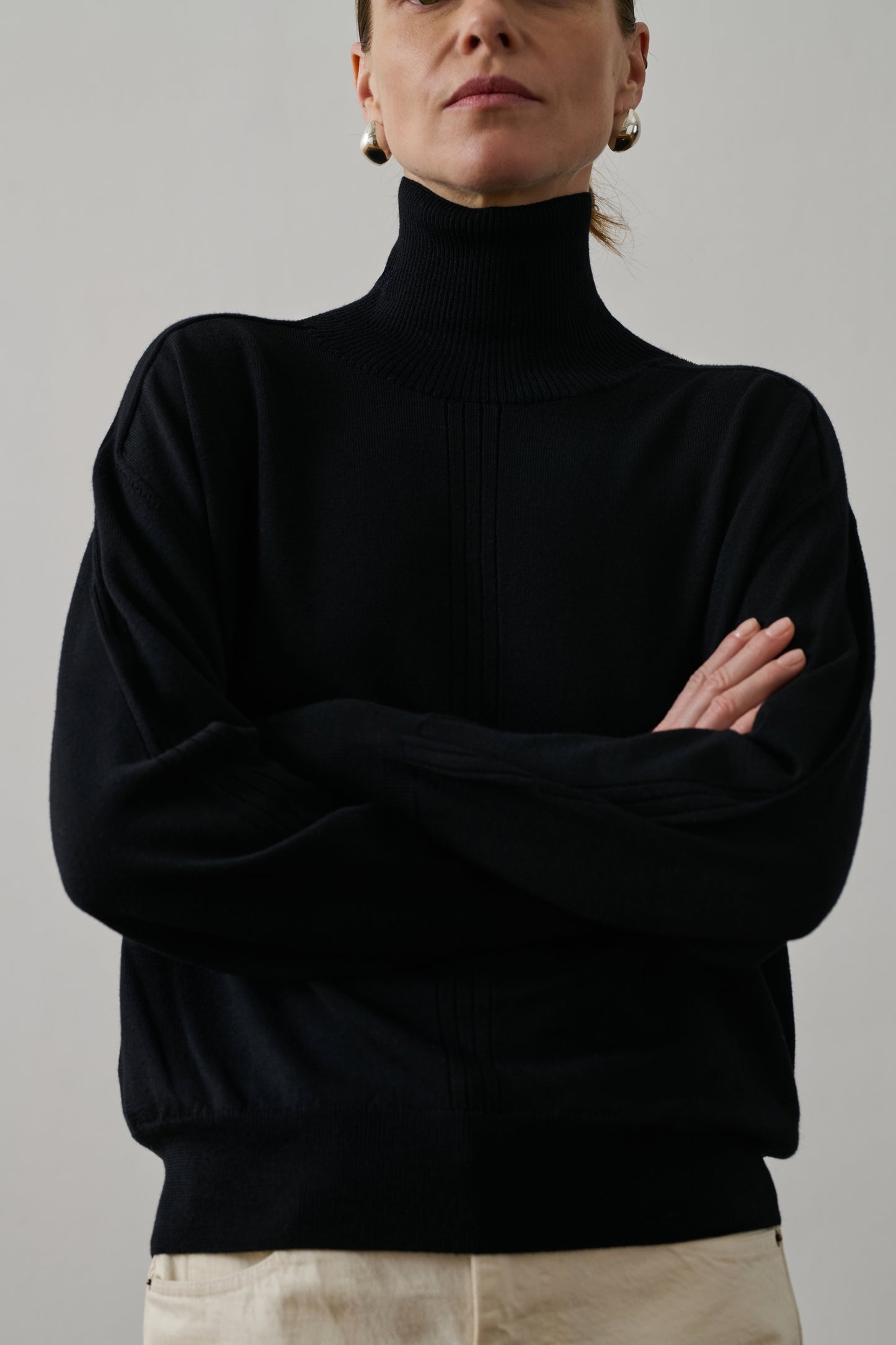 Pull Nord - Noir - Laine - Femme