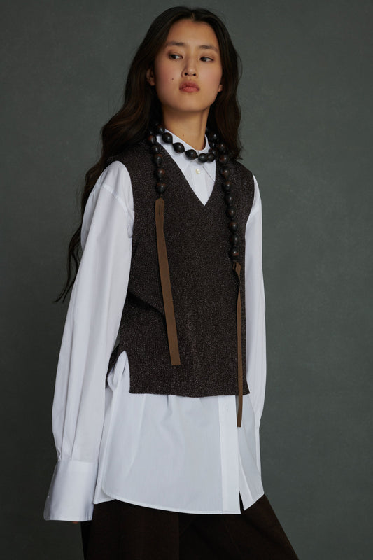 PULL VIDA MARRON/ARGENT
