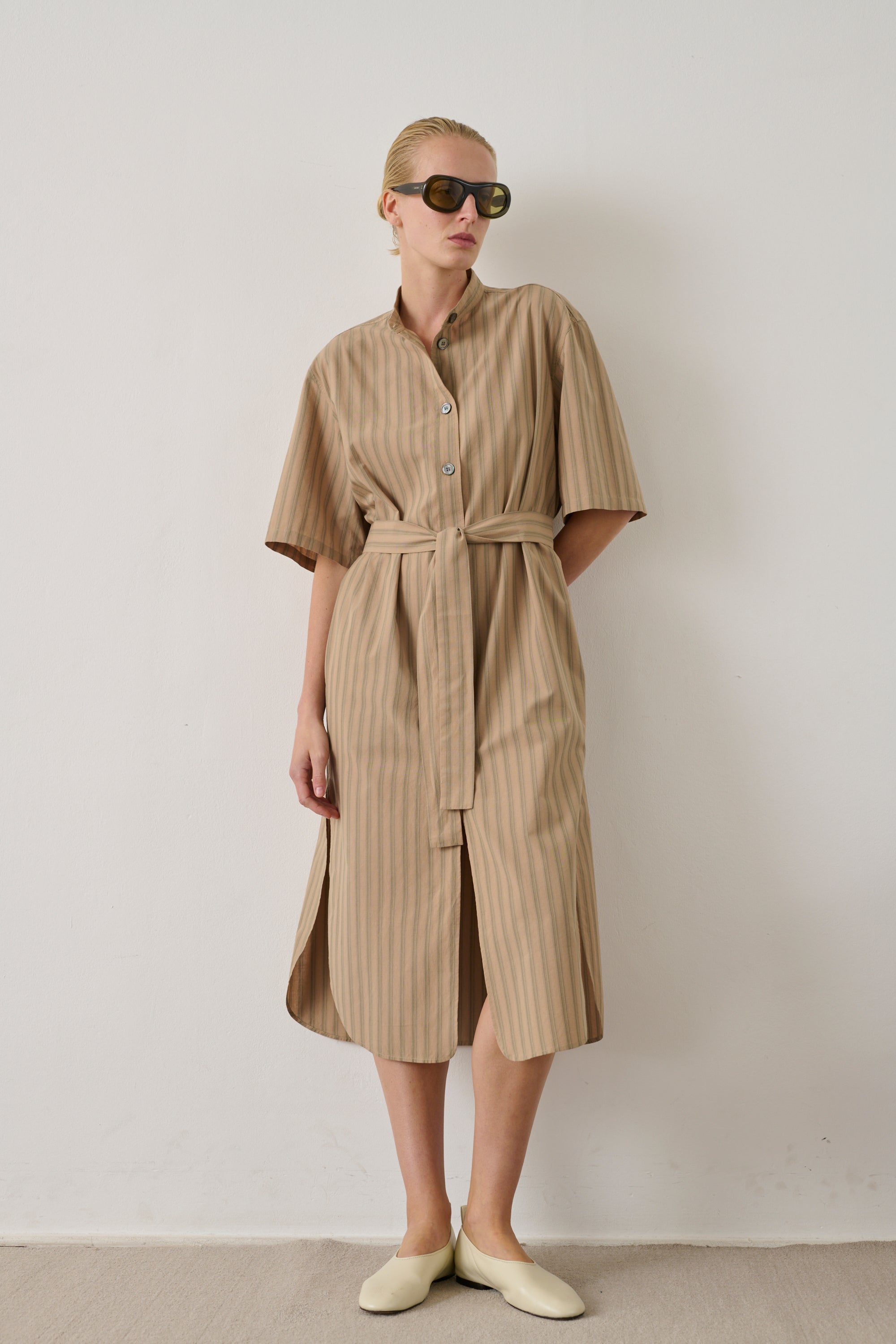 Y's C/Ta/Pe TWILL SURGICAL GOWN ベージュ Izzo Dress - Beige Green - Cotton - Woman
