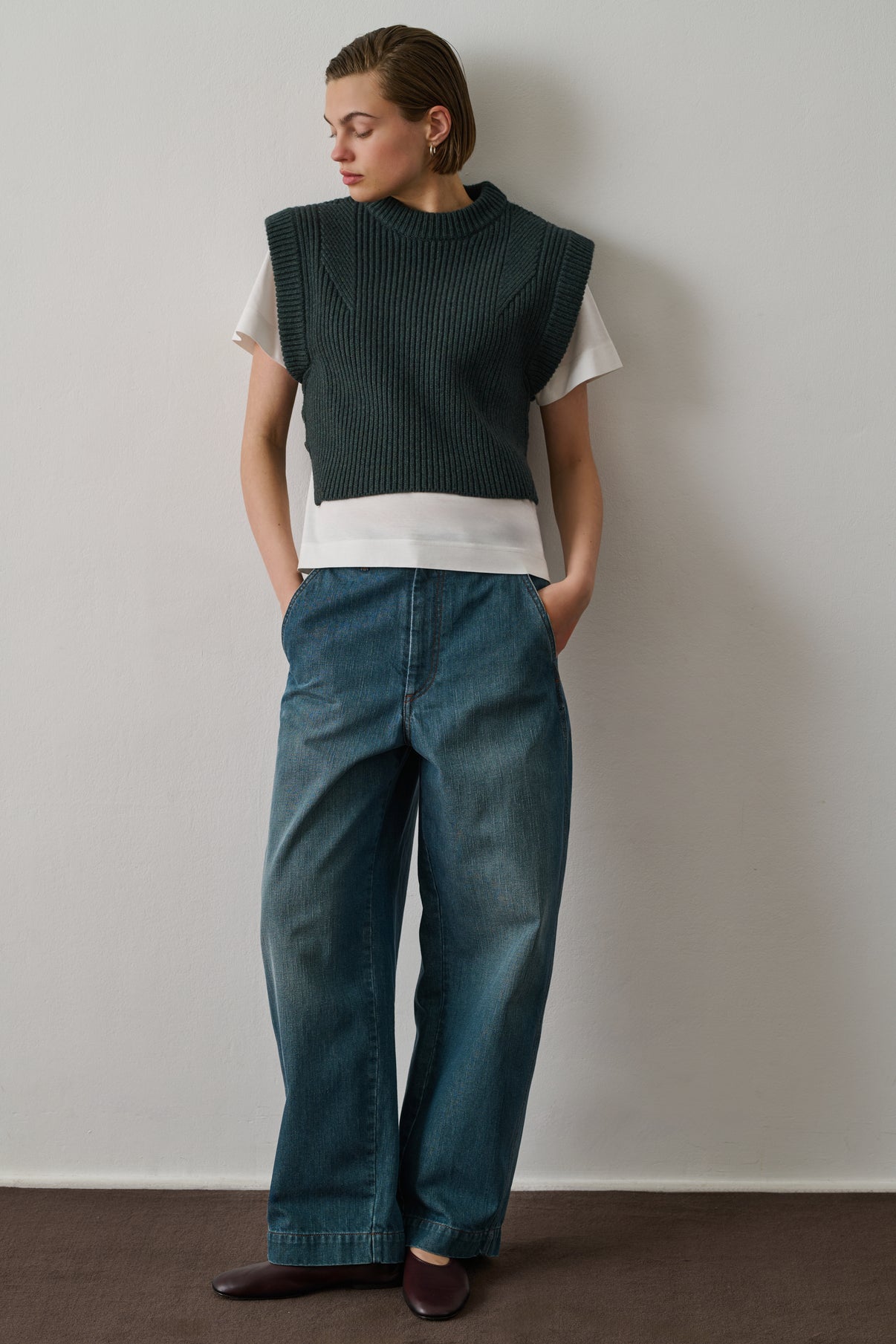 Tee-Shirt Basic - Blanc - Coton - Femme vue 5