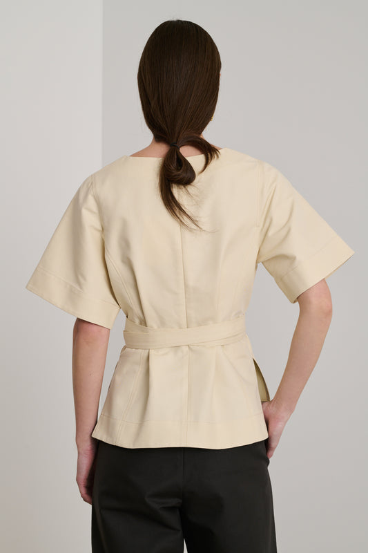 Top Emmie - Blanc Cassé - Coton - Femme