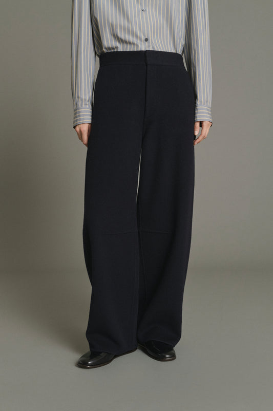 Pantalon Hawk - Deep Navy - Laine - Femme
