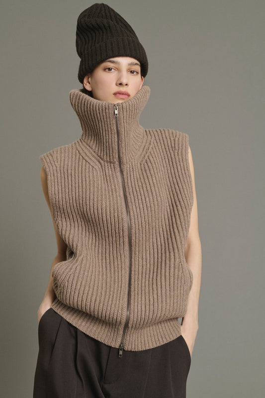 Gilles Beanie - Chocolate - Merino Wool - Women