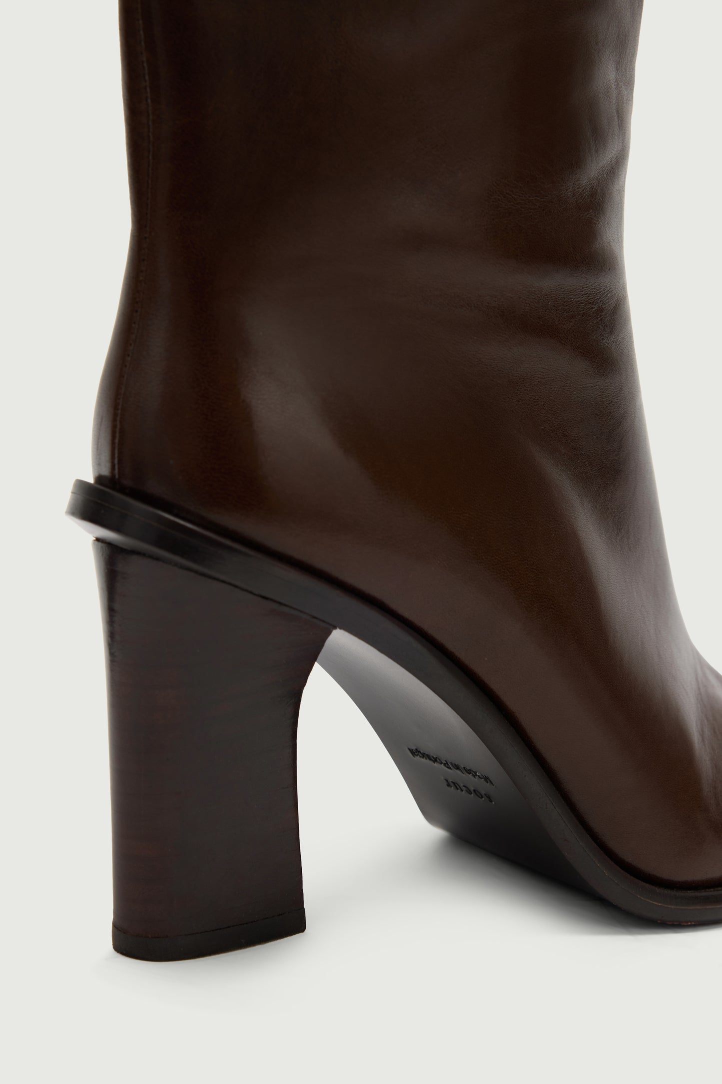 Bottes Livia - Marron Foncé - Cuir - Femme