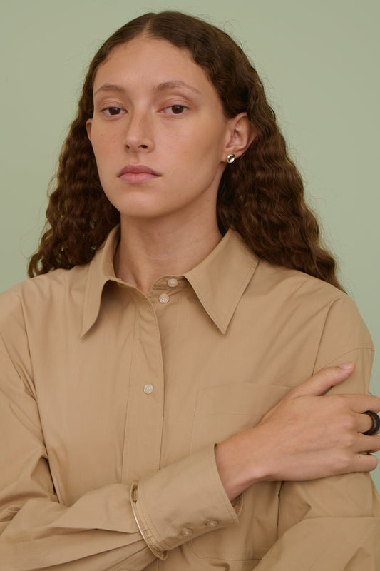 Boucle d'oreille - Argent - Ligne Plate - Femme