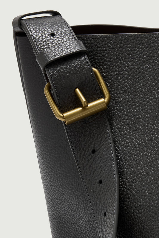 Sac Saudade Mini - Acier - Cuir - Femme