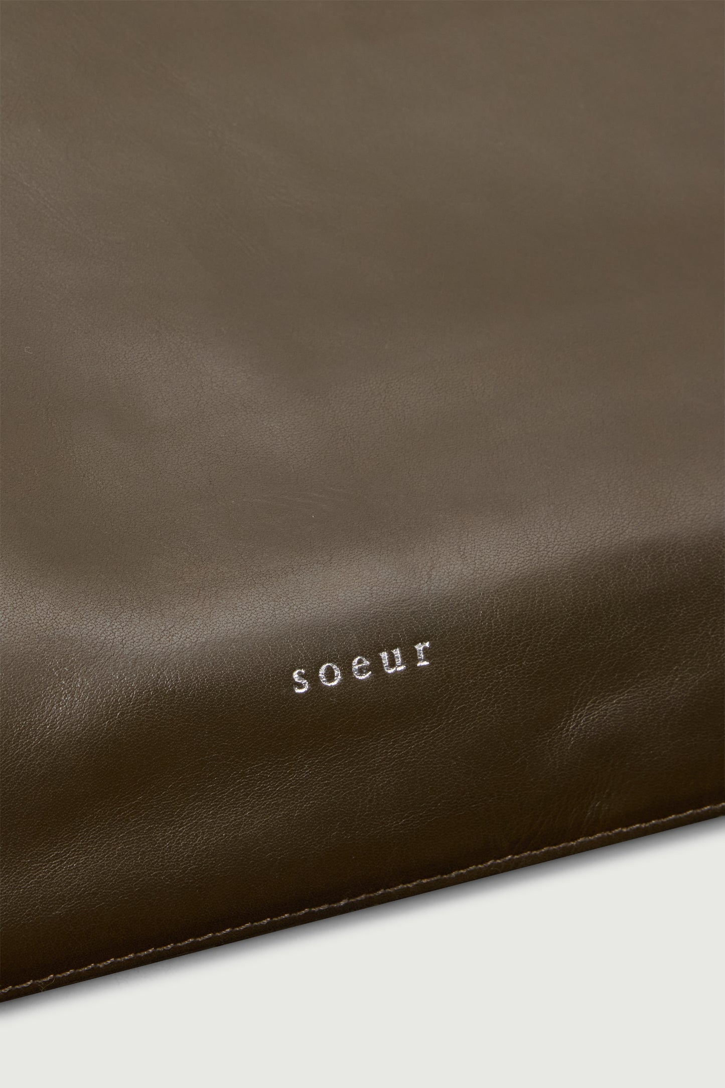 Cabas Gia - Kaki - Cuir - Femme
