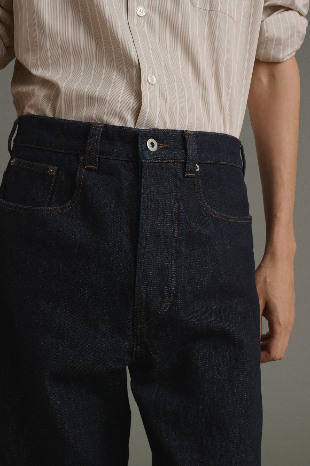 Tom jeans - Raw Blue Denim - Cotton - Men