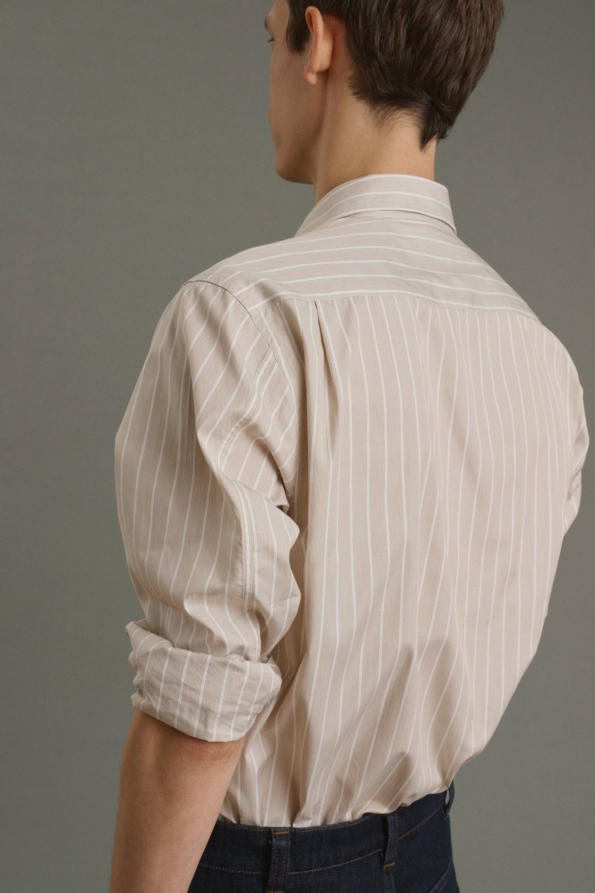 CHEMISE GLENN NOISETTE/ÉCRU vue 8