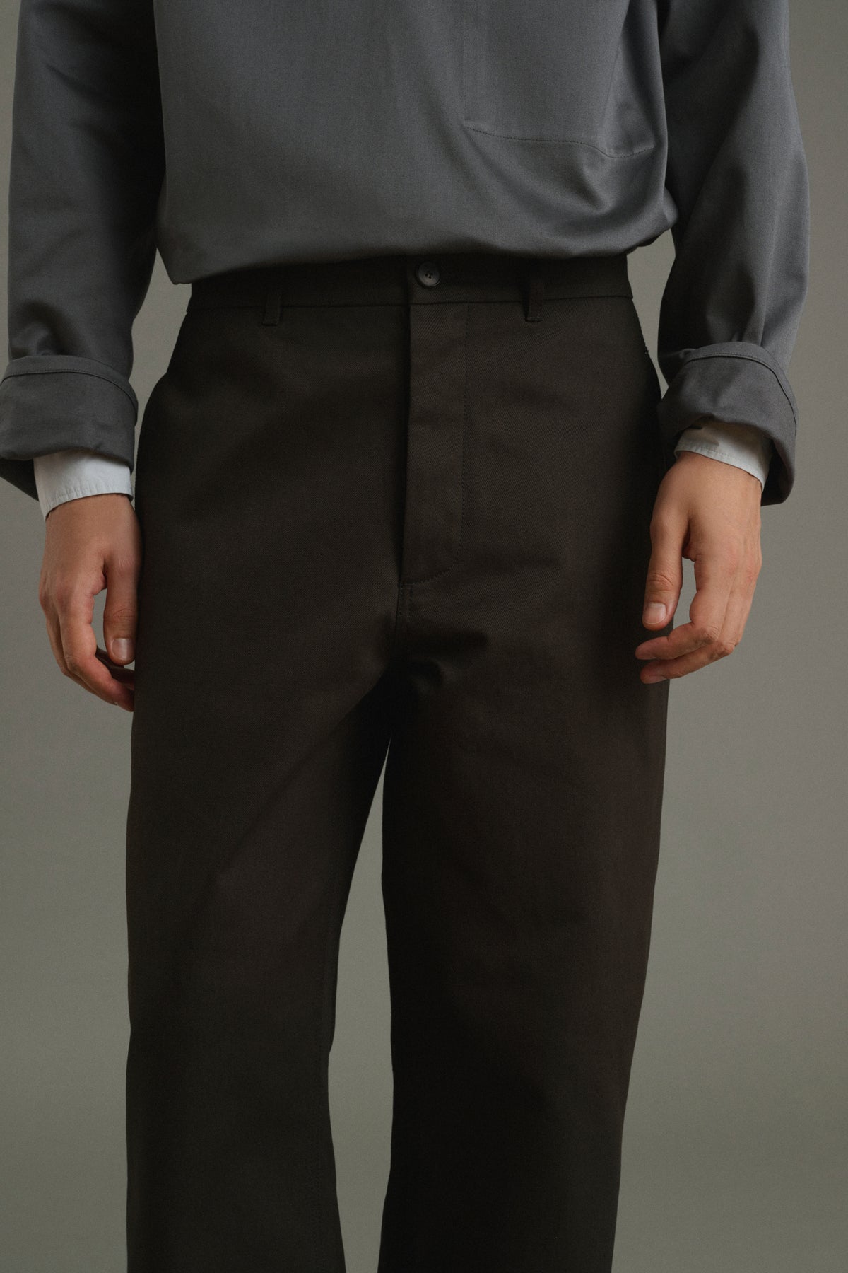 Chet trousers - Brown - Cotton - Men vue 4