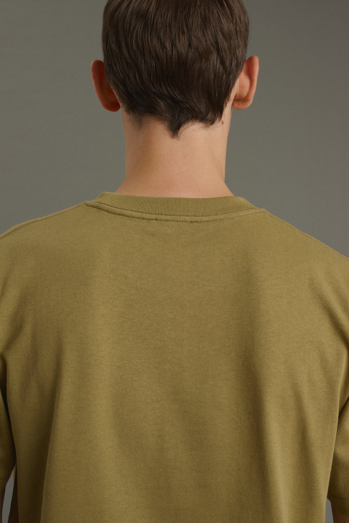 Tee-Shirt Owen - Kaki Clair - Coton - Homme vue 5