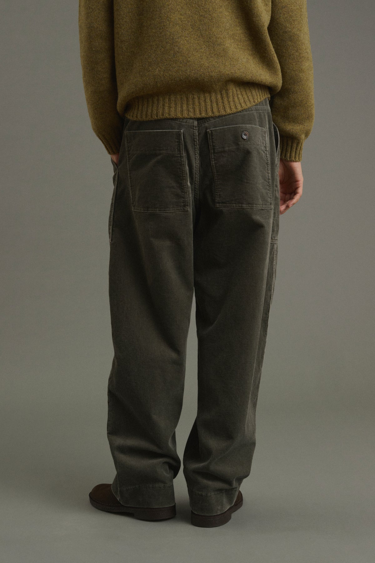 Trousers Kurtis - Grey-Green - Cotton - Men
