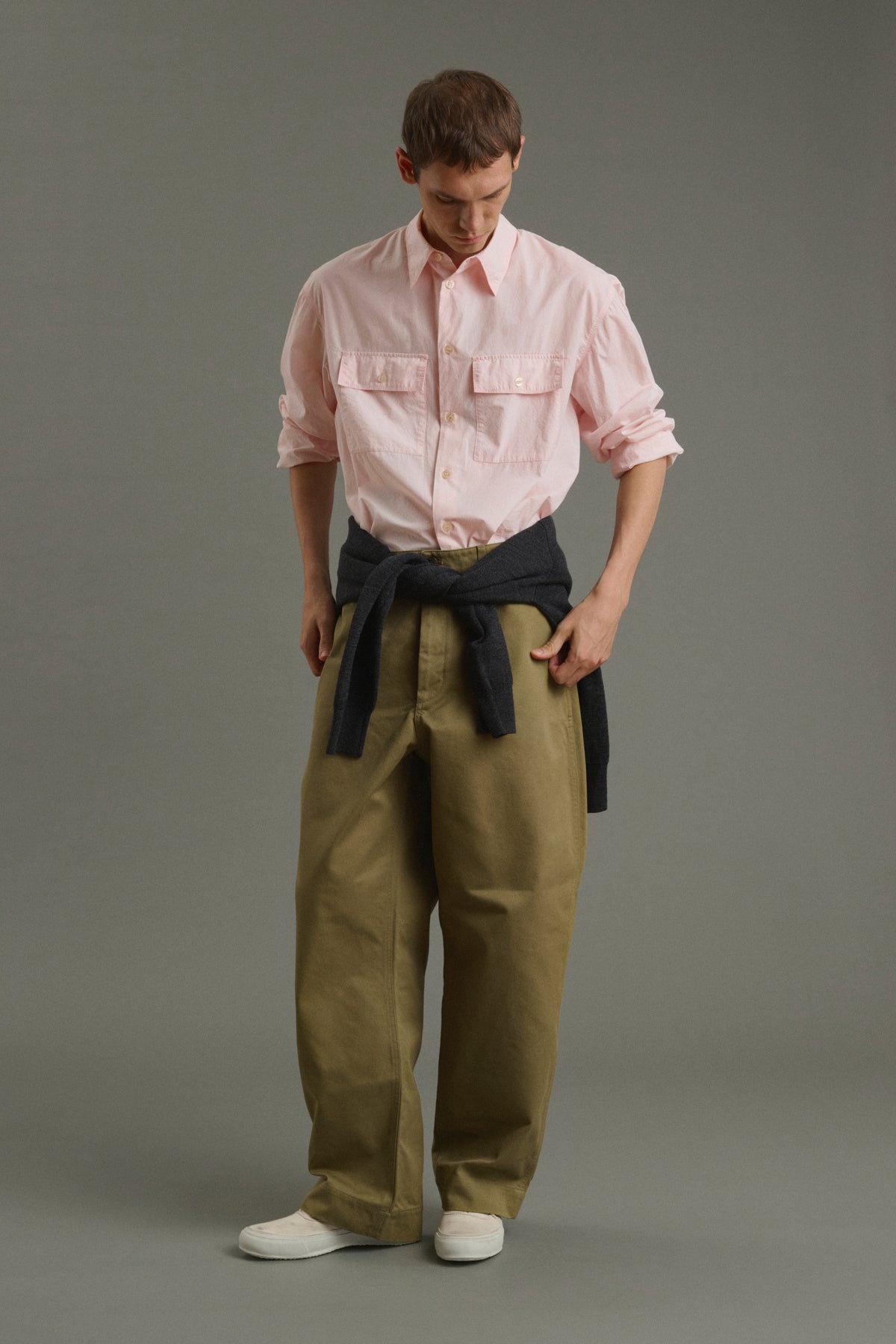 Chemise Isaac - Rose Pâle - Coton - Homme
