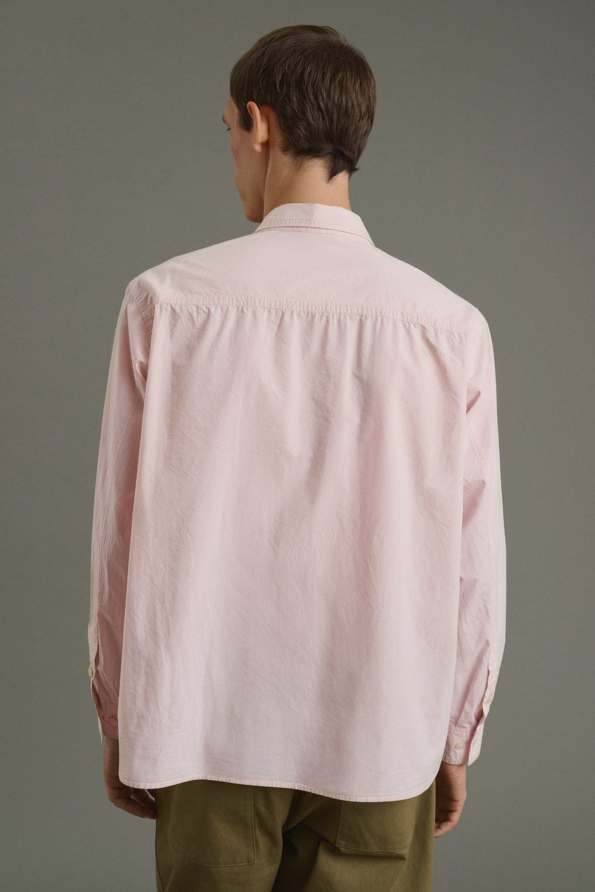 Chemise Isaac - Rose Pâle - Coton - Homme vue 6