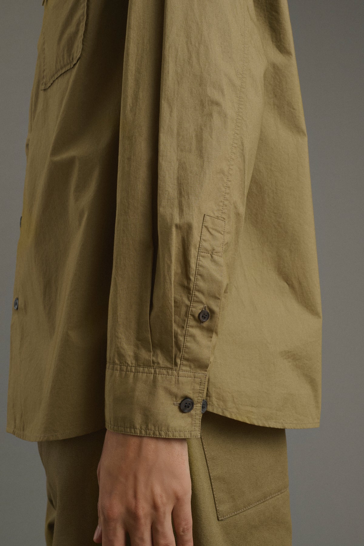 Isaac shirt - Beige - Cotton - Men vue 7
