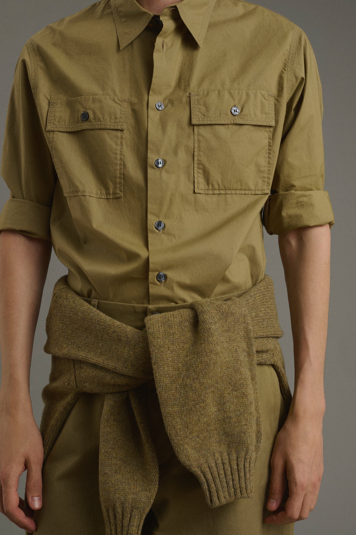 Isaac shirt - Beige - Cotton - Men
