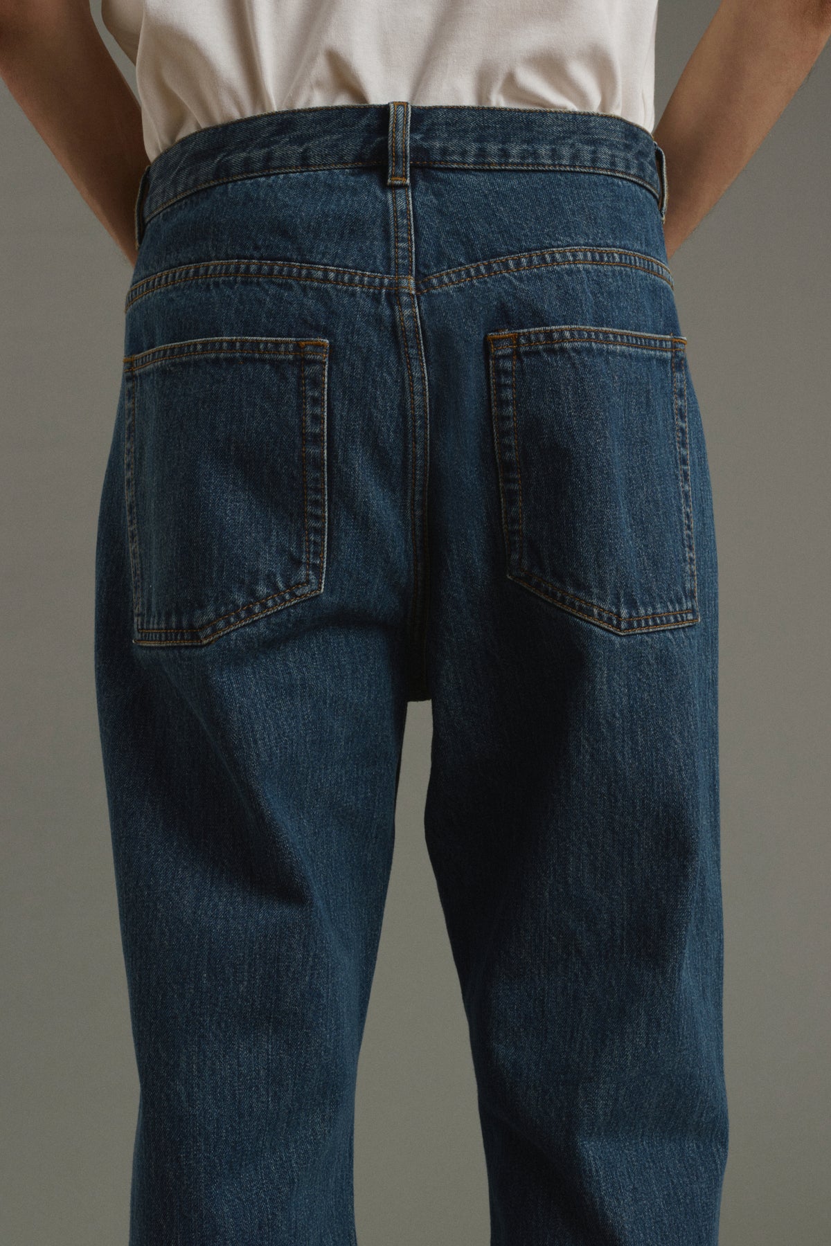 Jean Tom - Denim Bleu Délavé - Coton - Homme vue 6