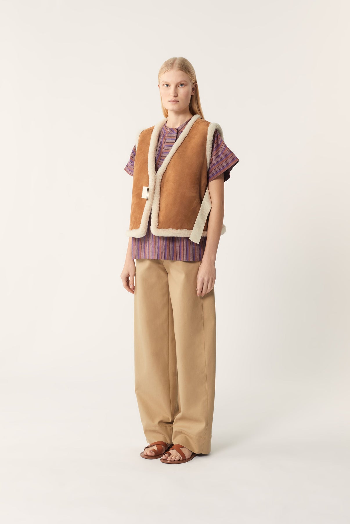 POSITANO PURPLE BLOUSE vue 6