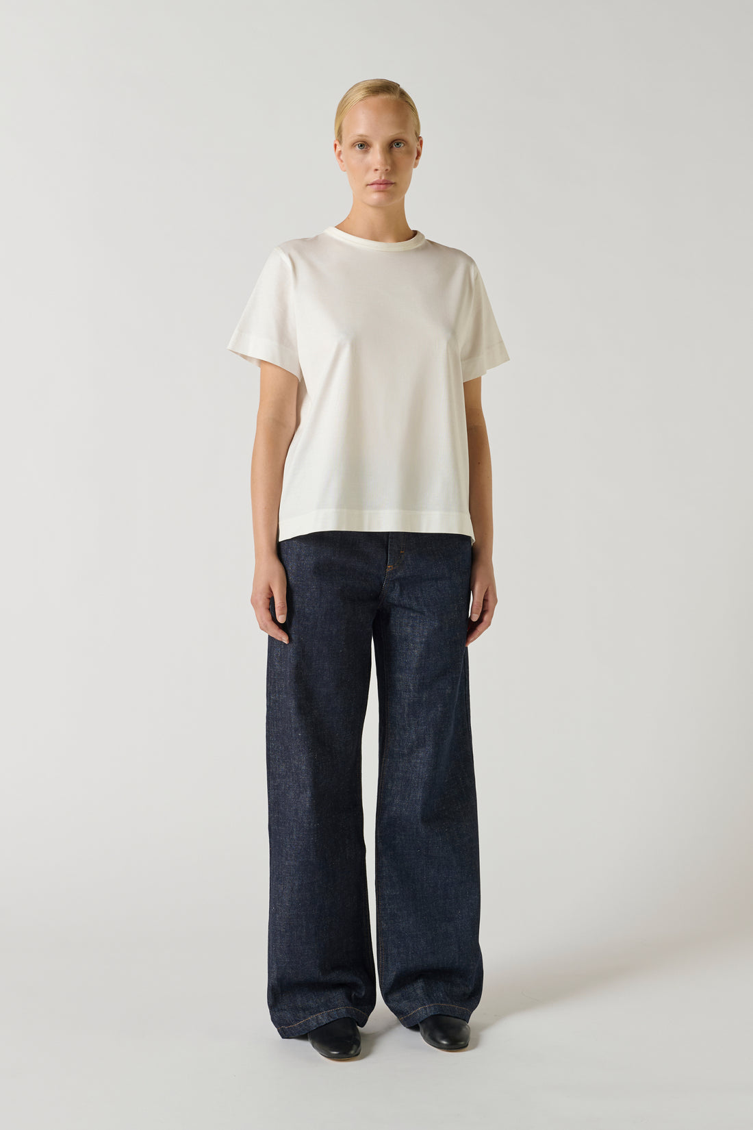 Tee-Shirt Basic - Blanc - Coton - Femme