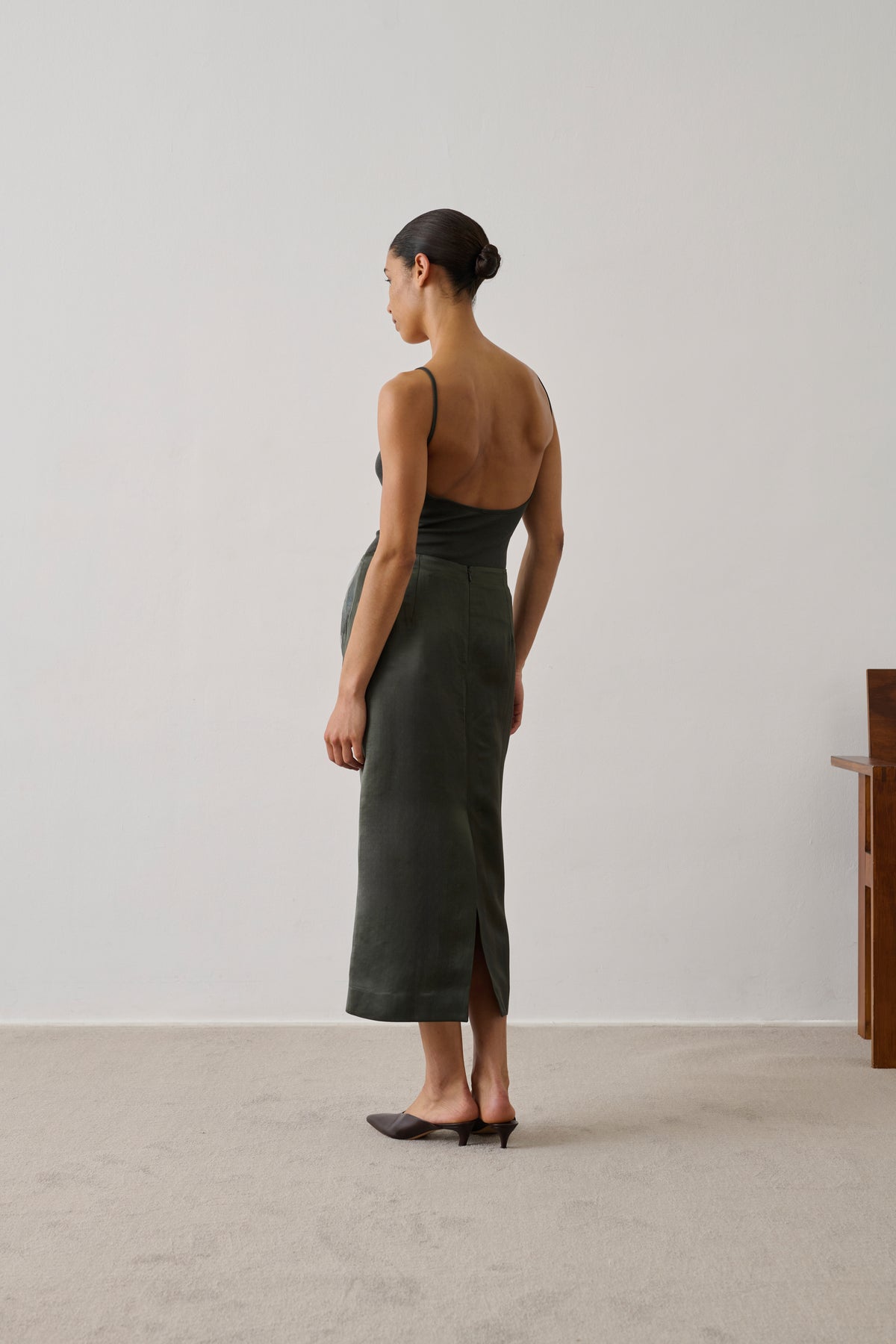Womanila Ila Tank Top - Grey-Green - Woman