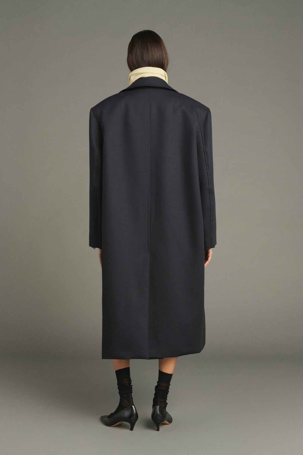 Manteau Liam - Deep Navy - Laine - Femme vue 2