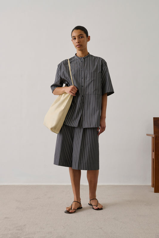 Chemise Hannah - Noir/Cardamome - Coton - Femme