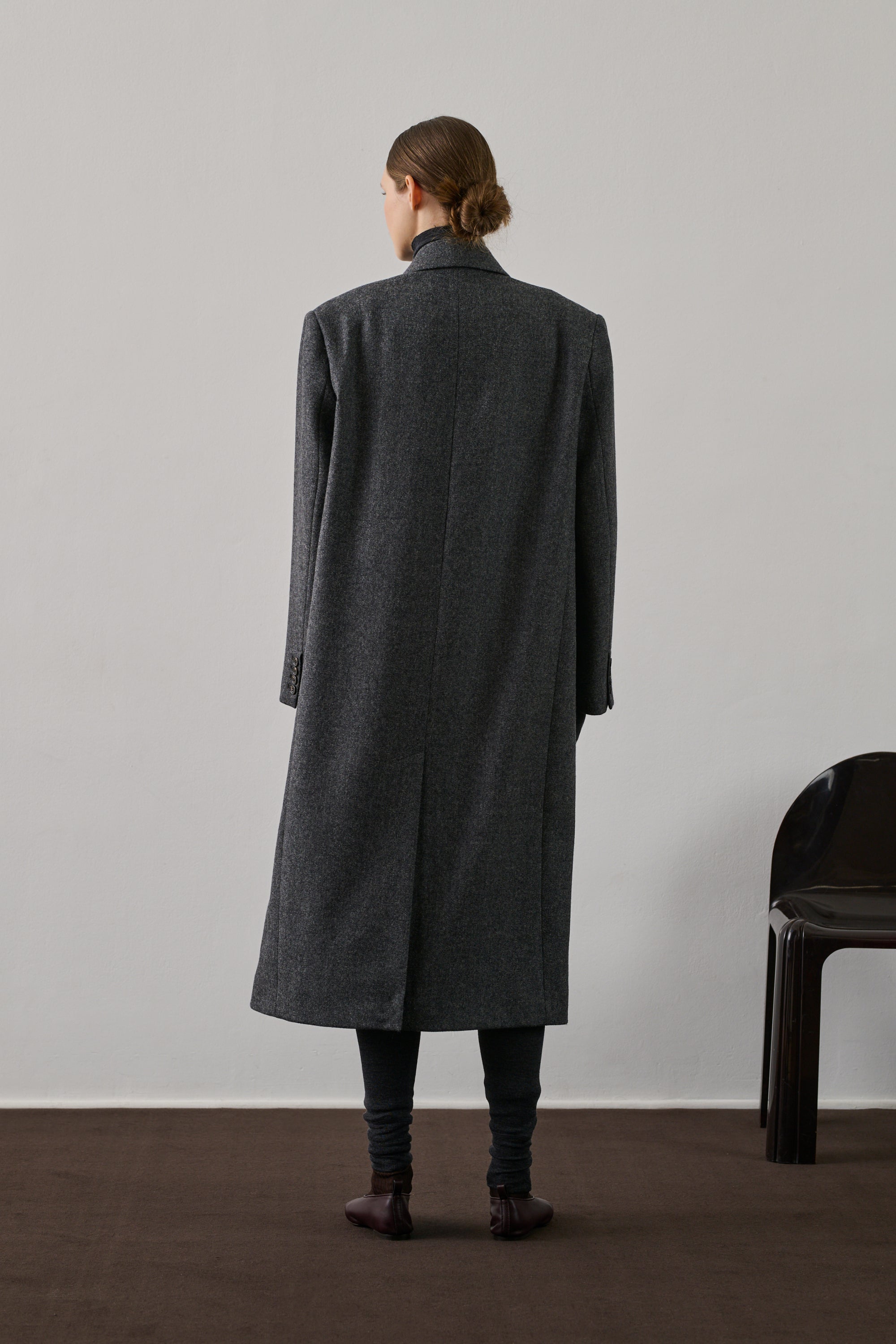 Sillage ウール コート charcoal grey WOOL COAT Sillage Wool Coat