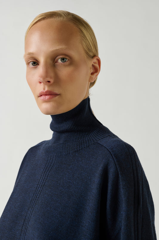 Pull Nord - Navy - Laine - Femme