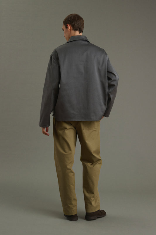 Pierre smock - Dark Grey - Cotton - Men