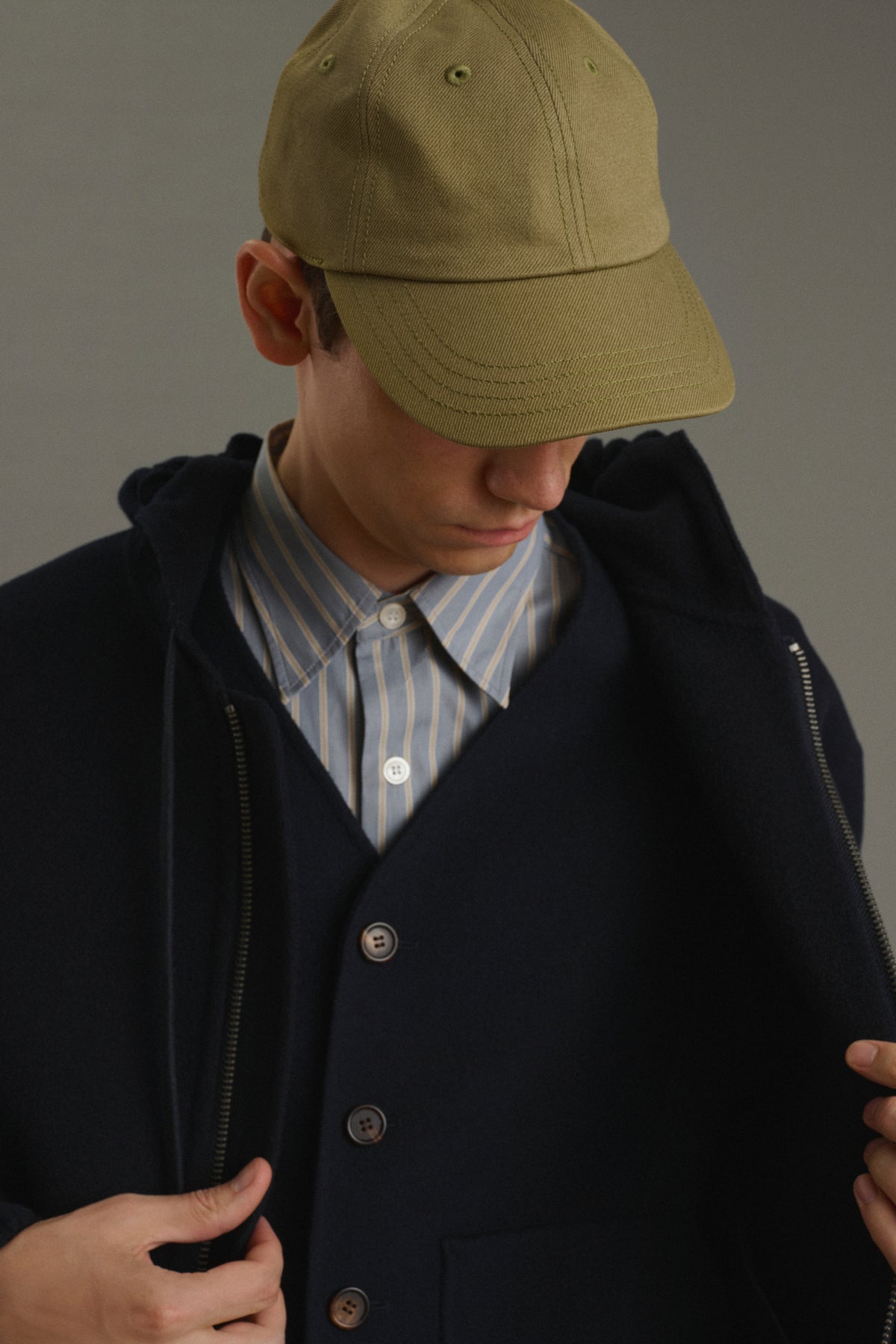 Justin cap - Beige - Cotton - Men vue 2