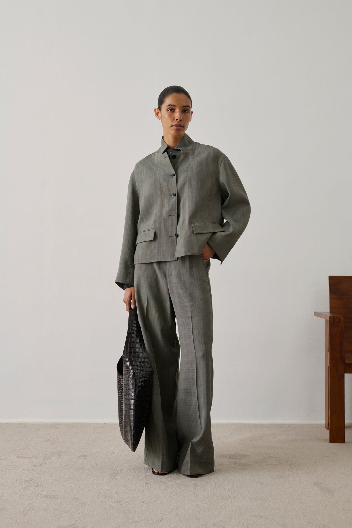 Veste Houria - Gris - Femme vue 2