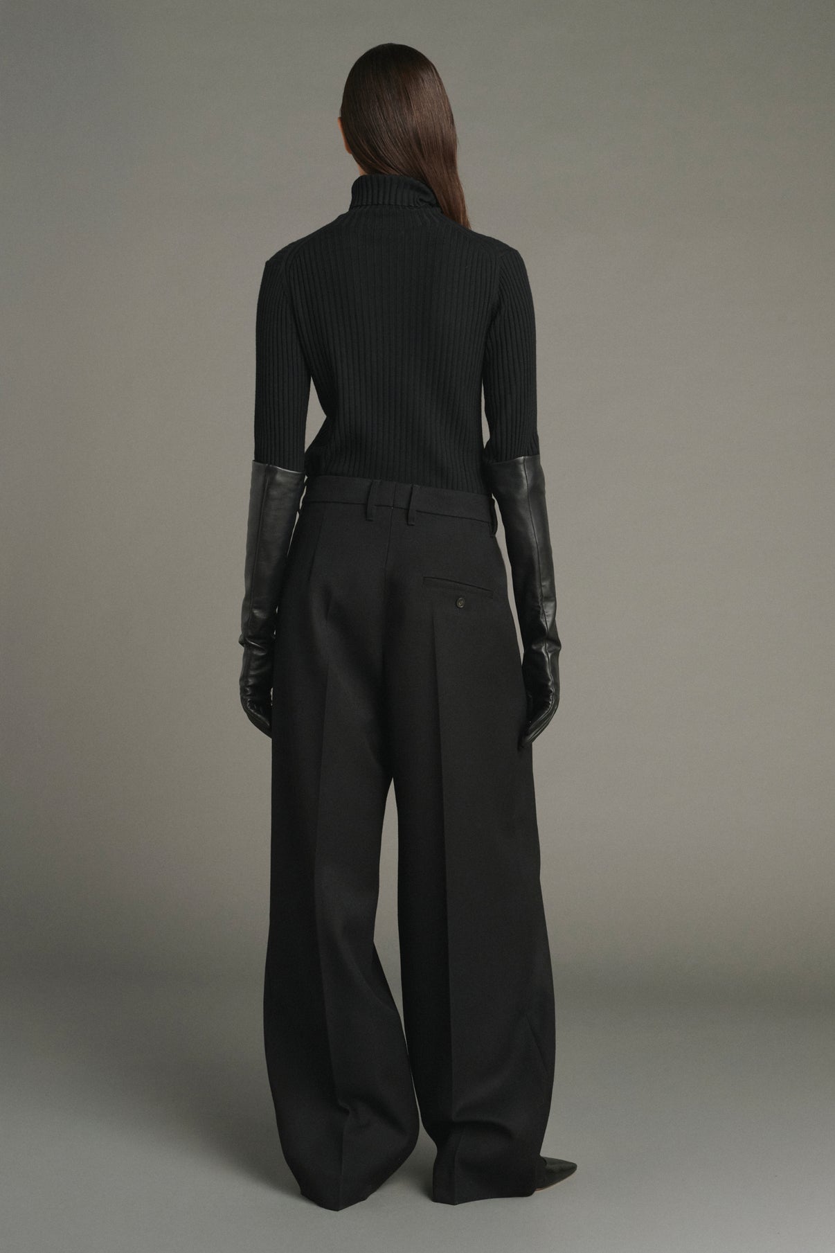 Pullover Filao - Black - Merino Wool - Women vue 2