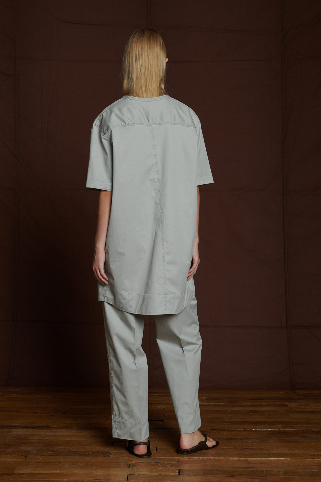 Robe Alice - Gris Clair - Coton - Femme