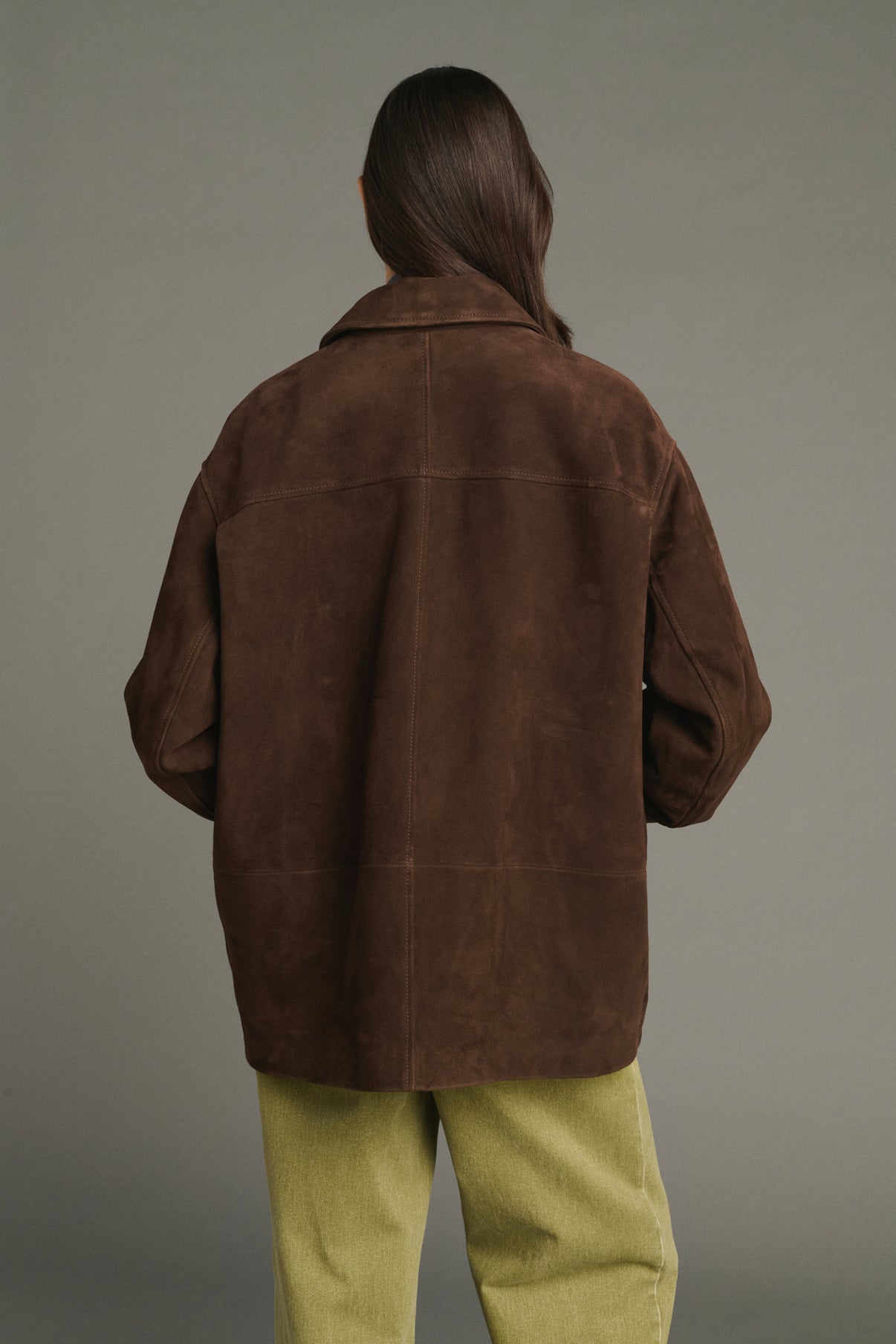 Veste Vincenzo - Ébène - Cuir - Femme vue 4