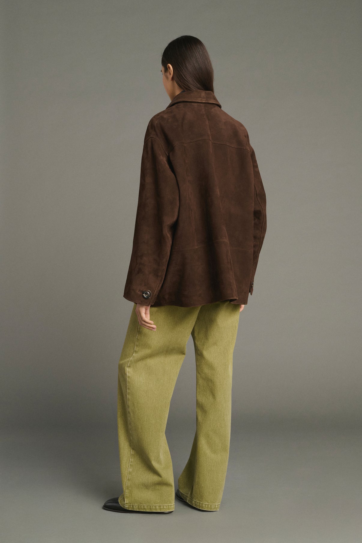 Veste Vincenzo - Ébène - Cuir - Femme vue 2