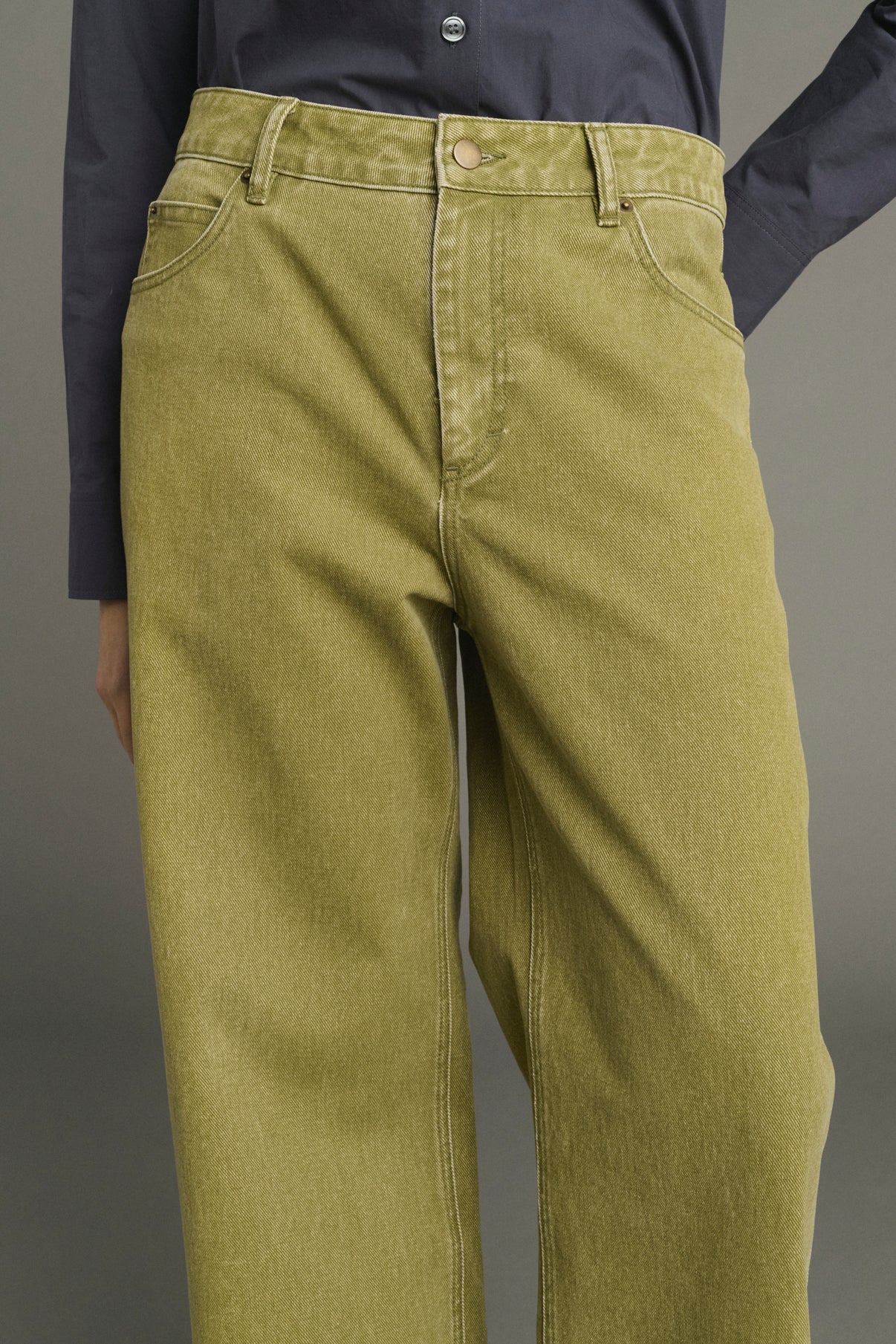 Pull Karl - Marron Chiné - Laine Mérinos - Femme vue 4