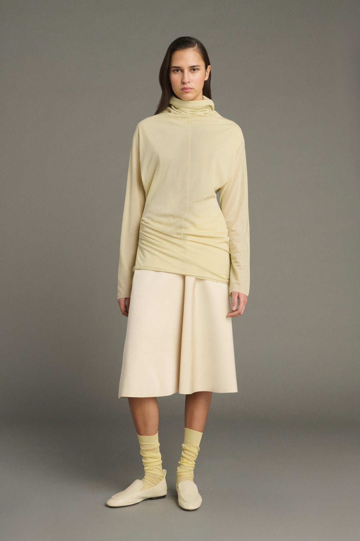 Tee-Shirt Lisia - Jaune Pâle - Coton - Femme vue 1