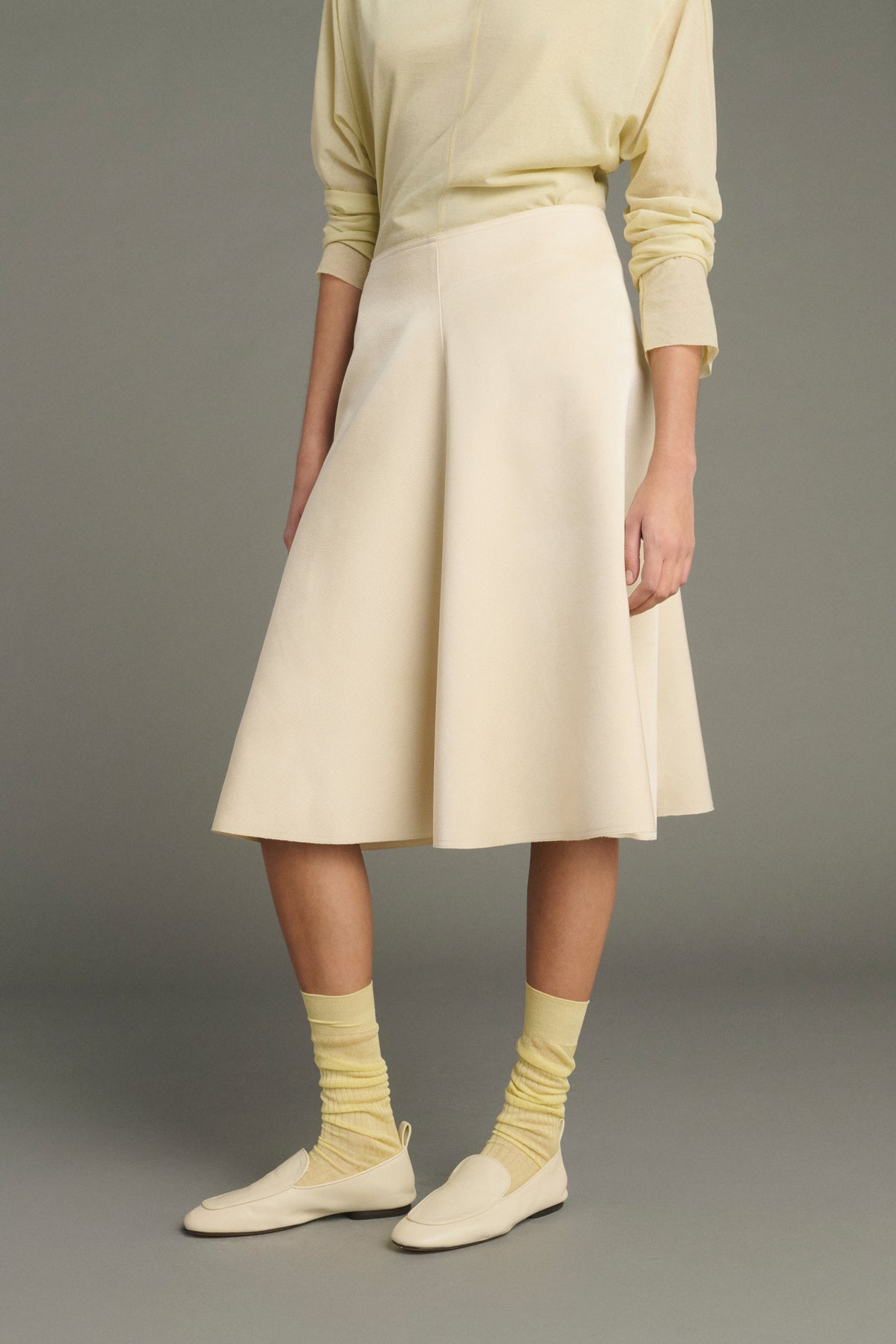 Kelya skirt - Cream - Women vue 4