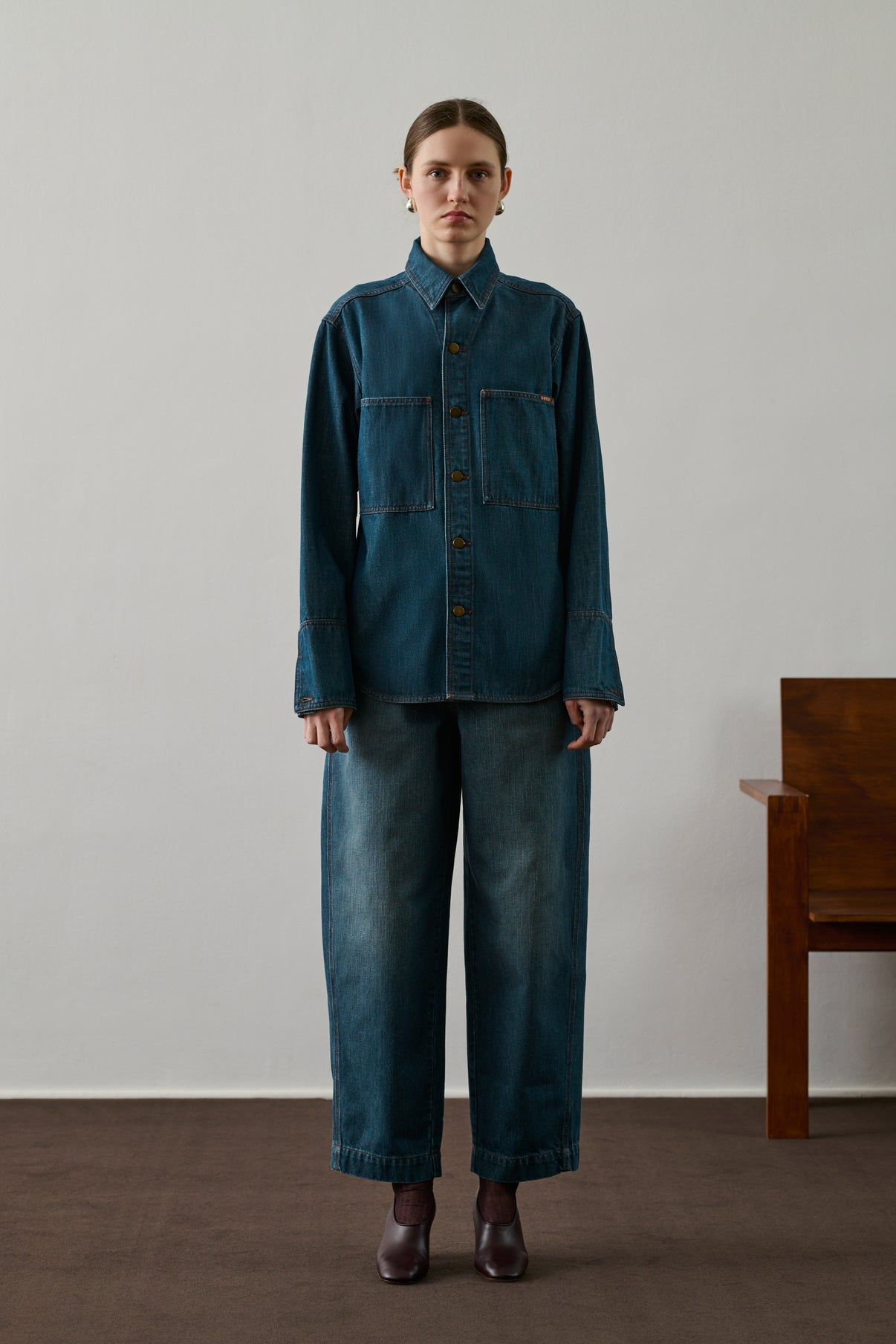 Chemise Garance - Bleu/Vert - Femme vue 1