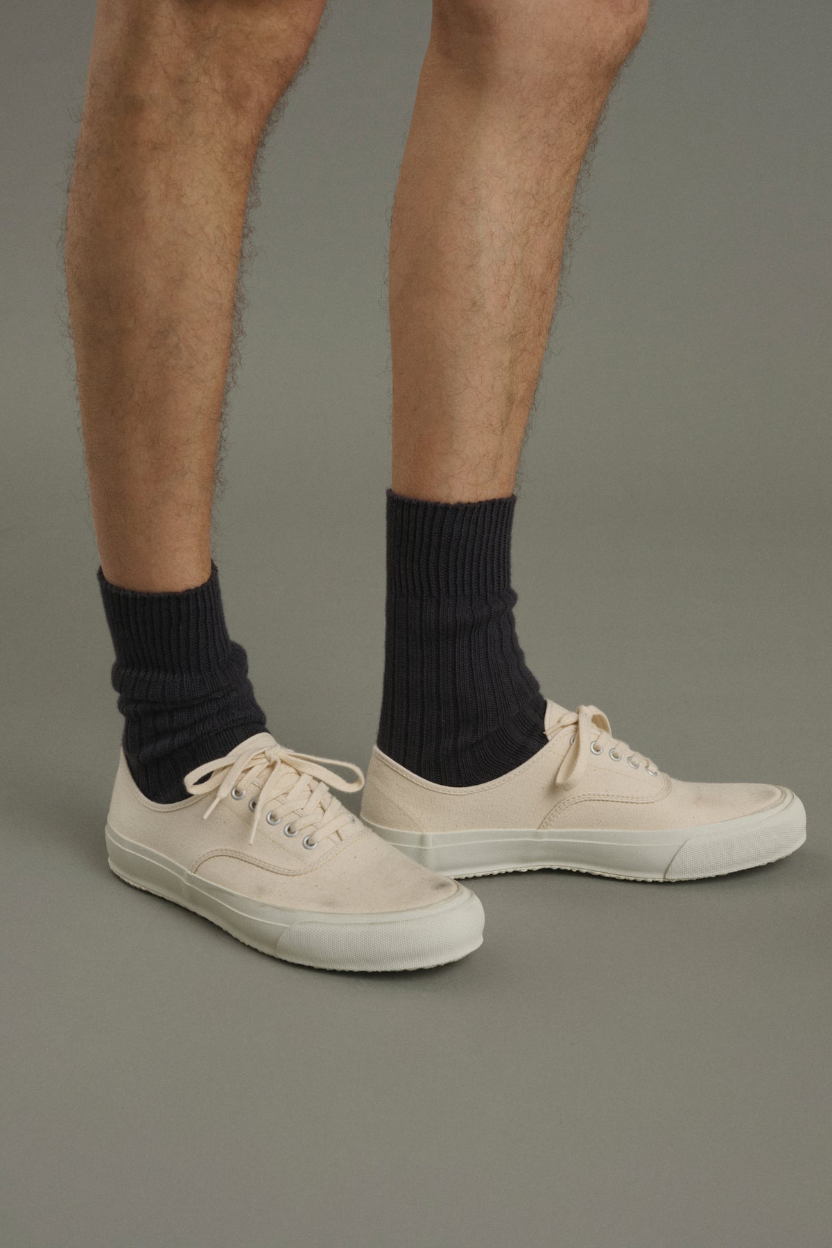 Chaussettes Barth - Gris Anthracite - Coton - Homme vue 2