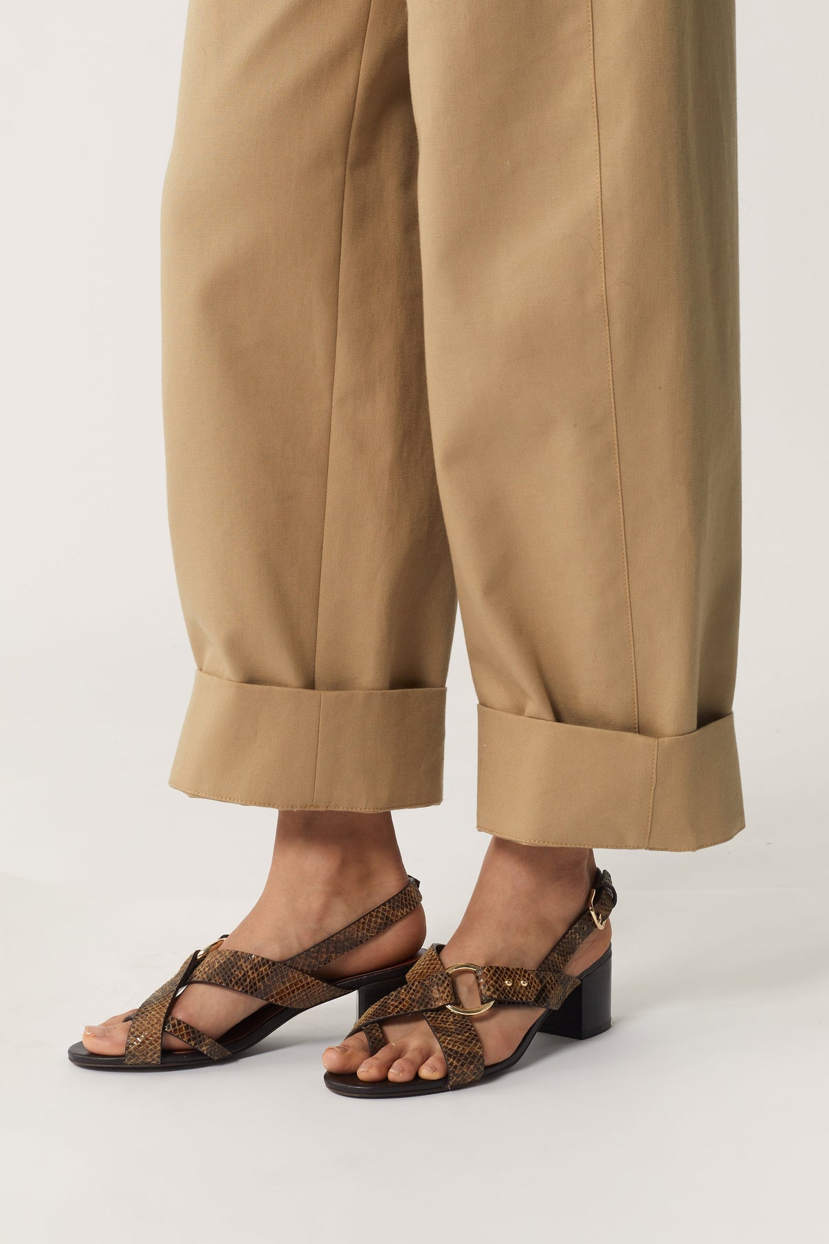 PYTHON FLORENTINE SANDALS vue 6