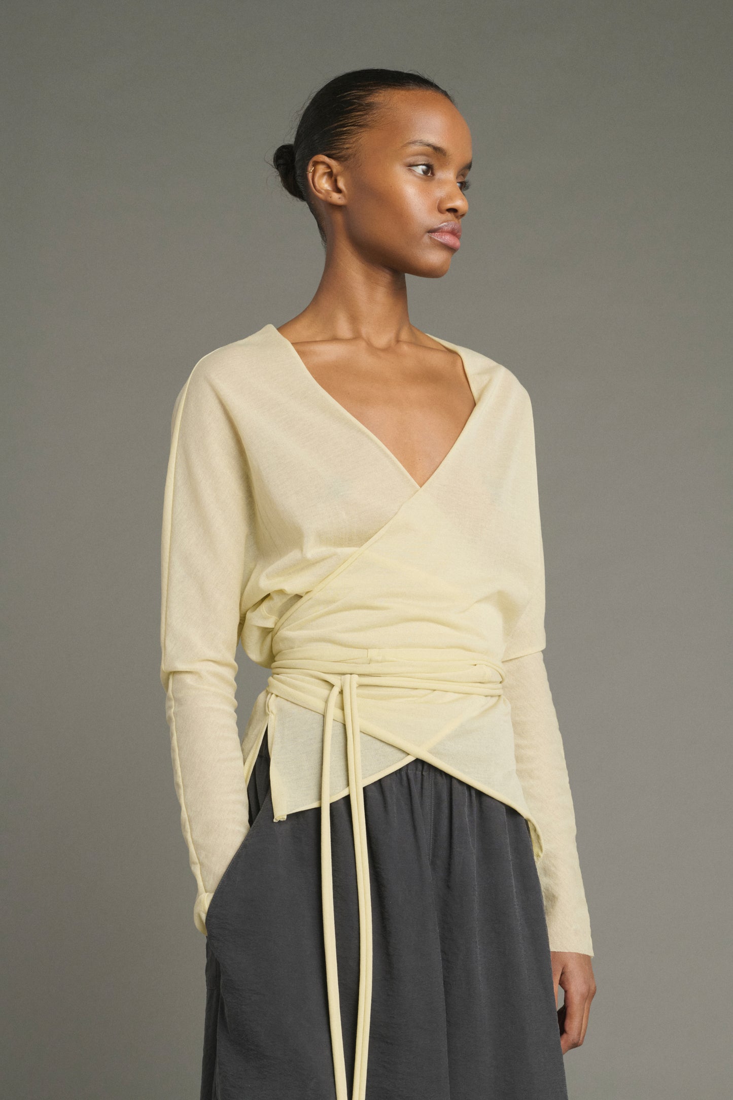 Tee-Shirt Luth - Jaune Pâle - Coton - Femme