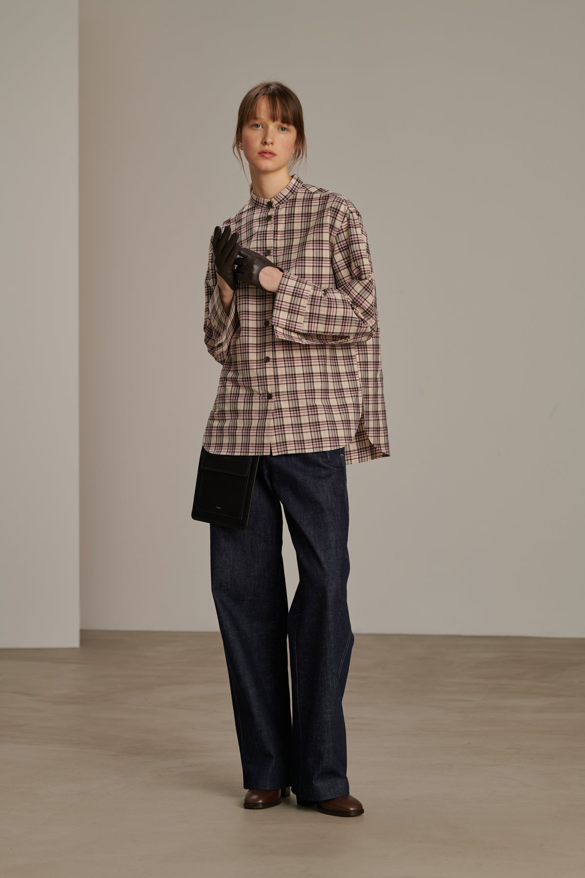 Caliste Shirt - Pale Pink/Ecru - Cotton - Women